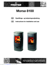 Morsø 8100 Instructions For Installation And Use Manual