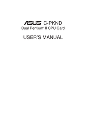 Asus C-PKND User Manual