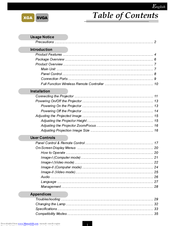 Optoma H50 User Manual