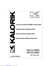 Kalorik USK CC 20575 Operating Instructions Manual
