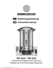 Rommelsbacher GA 1000 Instruction Manual