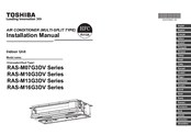 Toshiba RAS-M10G3DV Series Installation Manual