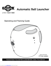 Petsafe PTY00-14665 Operating And Training Manual