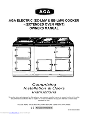 Aga EC-LMV Owner's Manual