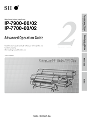 SII IP-7900-02 Advanced Operation Manual