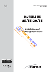 Sime MURELLE HE 55-30 Installation And Servicing Instructions