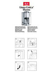 Melitta Linea Unica Therm Operating Instructions Manual