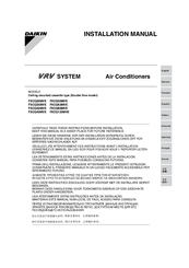 Daikin FXCQ40MVE Installation Manual