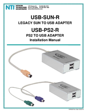 NTI USB-PS2-R Installation Manual