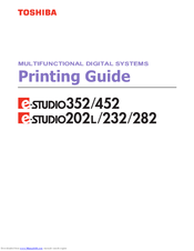 toshiba e studio 452 will not print