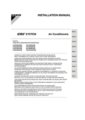 Daikin VRV System FXCQ32AVEB Installation Manual