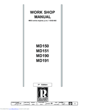 Ruggerini MD190 Workshop Manual