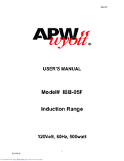APW Wyott IBB-05F User Manual