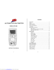 ATD Tools 5585 Instruction Manual