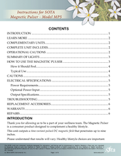 Sota MP5 Instructions Manual