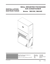 Bard WA182 Installation Instructions Manual