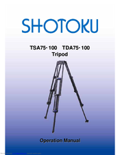 Shotoku TDA75-100 Operation Manual