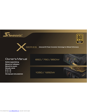 Seasonic X-series Owner's Manual