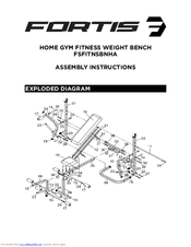 Fortis FSFITNSBNHA Assembly Instructions Manual