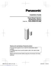 Panasonic KX-HNS101AZ Installation Manual