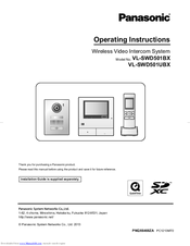 Panasonic VL-SWD501BX Operating Instructions Manual