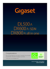 Gigaset DX800A all in one User Manual