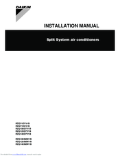 Daikin RZQ125D7V1B Installation Manual