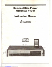 Kyocera DA-410cx Instruction Manual