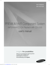 Samsung MX-HS6000 User Manual