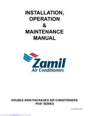 Zamil PDS Series Installation, Operation & Maintenance Manual