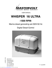 Mastervolt WHISPER16 ULTRA User Manual