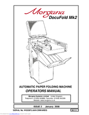 Morgana DocuFold Mk2 Operator's Manual