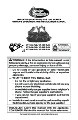 Design Dynamics VF-30P-PJD Owner's Operating & Installation Manual