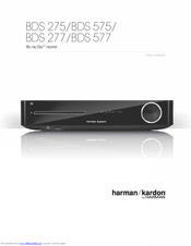 Harman Kardon BDS 275 Owner's Manual