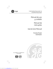 GE WDP6000I Use & Care Manual