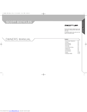 Scott Genius Owner's Manual
