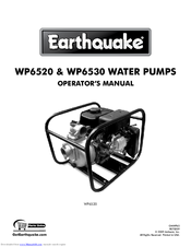 EarthQuake WP6520 Operator's Manual