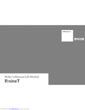 BMW 2013 R nineT Rider's Manual