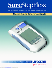 Lifescan Sure Step Flexx Quick Refence Manual