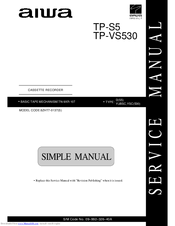 Aiwa TP-S5 Service Manual