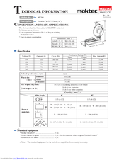 Maktec MT240 Technical Information