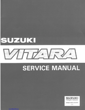 Suzuki VITARA Service Manual
