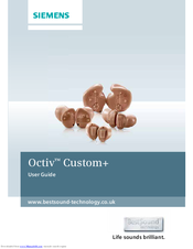 Siemens Octiv Custom+ User Manual