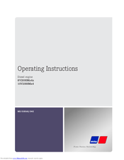 MTU 8V2000Mx4x Operating Instructions Manual