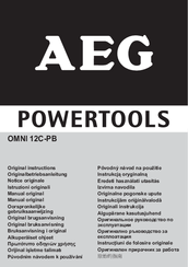 AEG OMNI-IH Original Instructions Manual