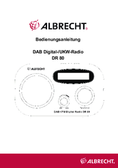 Albrecht DR 80 User Manual