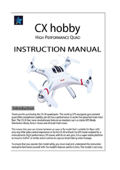CX hobby CX-20 Instruction Manual