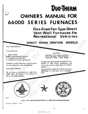 Duo-Therm 66000 Series Owner's Manual