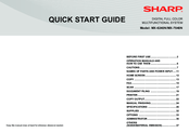 Sharp MX-6240N Quick Start Manual