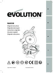 Evolution Rage3-B Original Instructions Manual